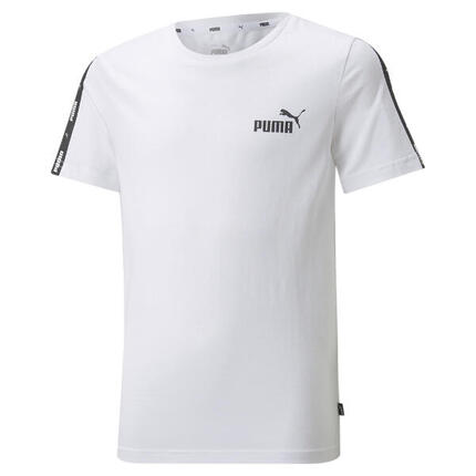 T-Shirt Essentials+ Tape Enfant et Adolescent PUMA White