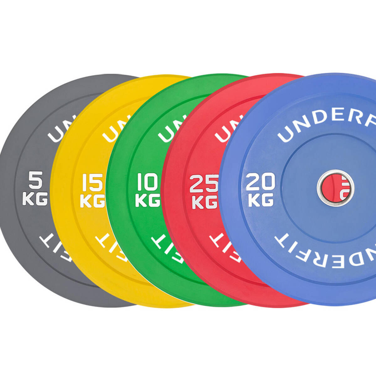 Obciążenie olimpijskie bumper Color UNDERFIT 3/8