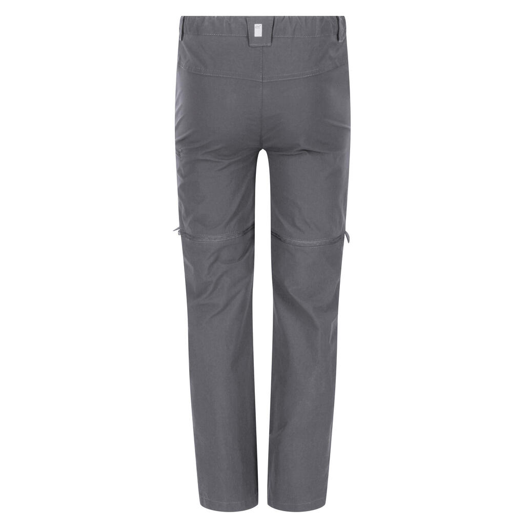 Childrens/Kids Highton Stretch ZipOff Walking Trousers (Seal Grey)