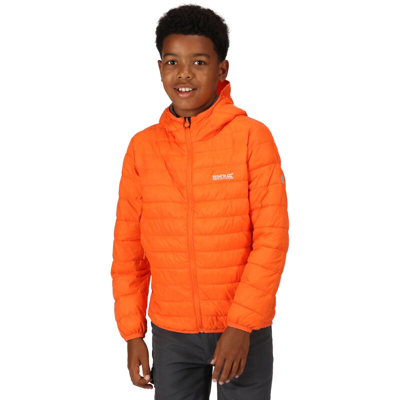 Childrens/Kids Hillpack Hooded Jacket (Blaze Oranje)