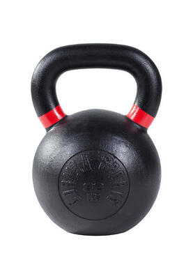 Kettlebell - 4 kg - gietijzer - olympisch - zwart
