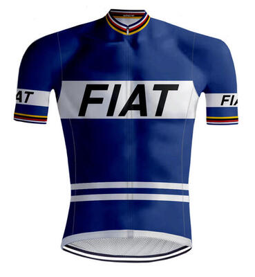 Retro wielershirt fiat - redted