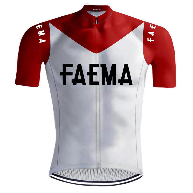Camisola de ciclismo retro Faema – REDTED