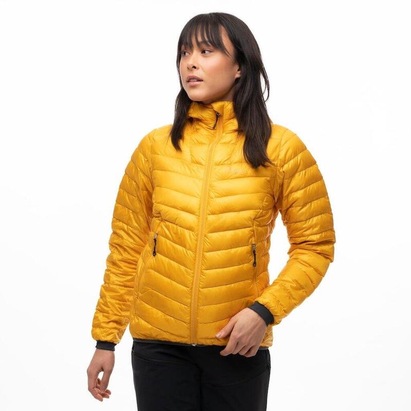 Bergans of Norway Senja Down Light W Jkt w/Hood - Jaune doré clair