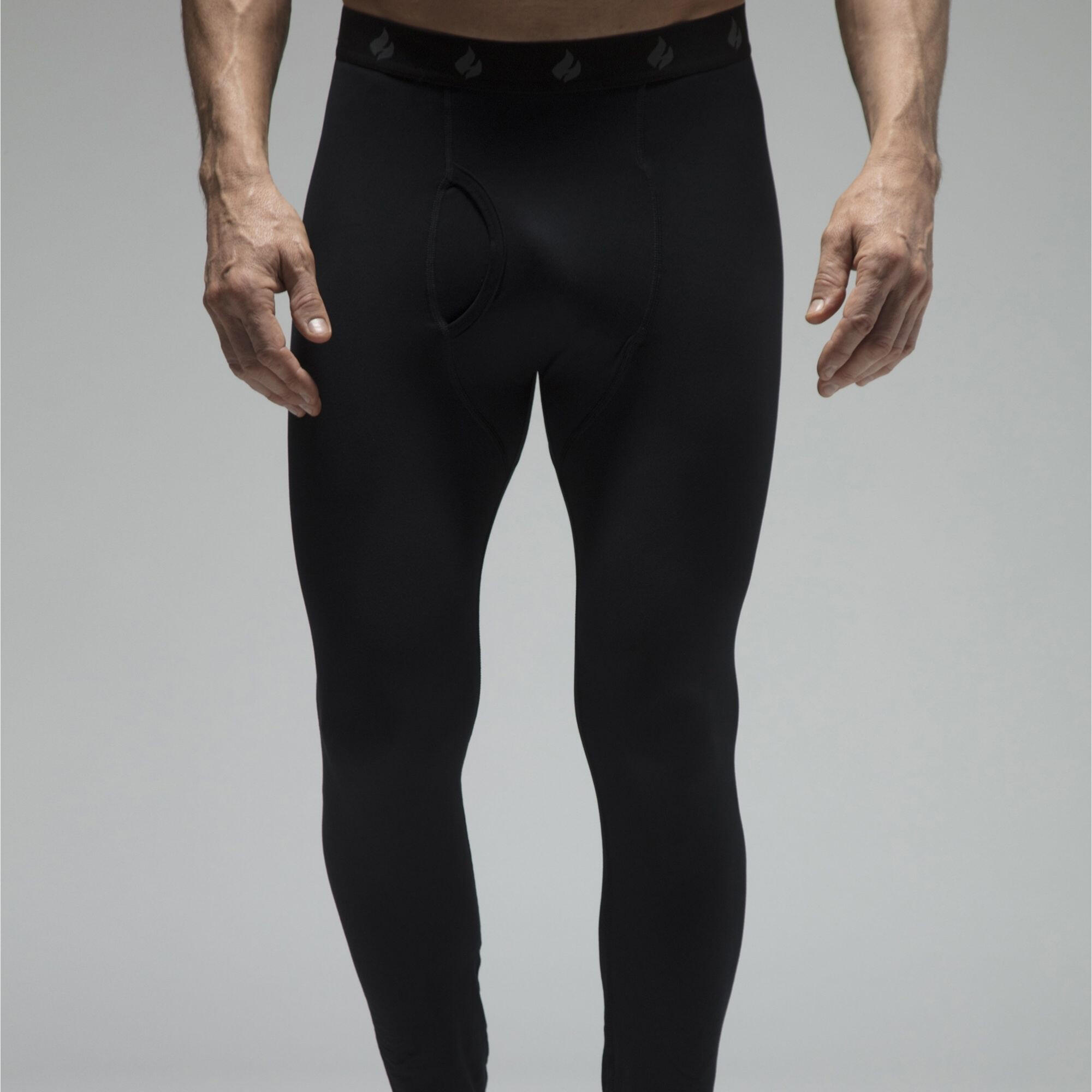 Mens Fleece Lined Long John Thermal Bottoms | Ultra Lightweight 4/5