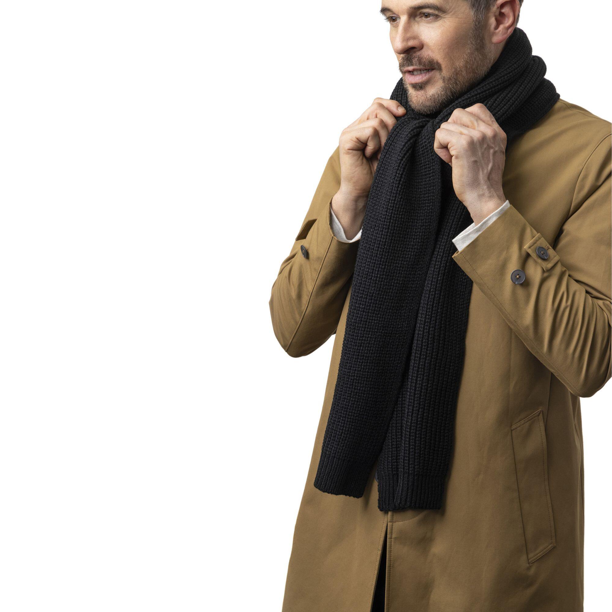 Mens Windproof Fleece Thermal Winter Scarf for Cold Weather 5/7