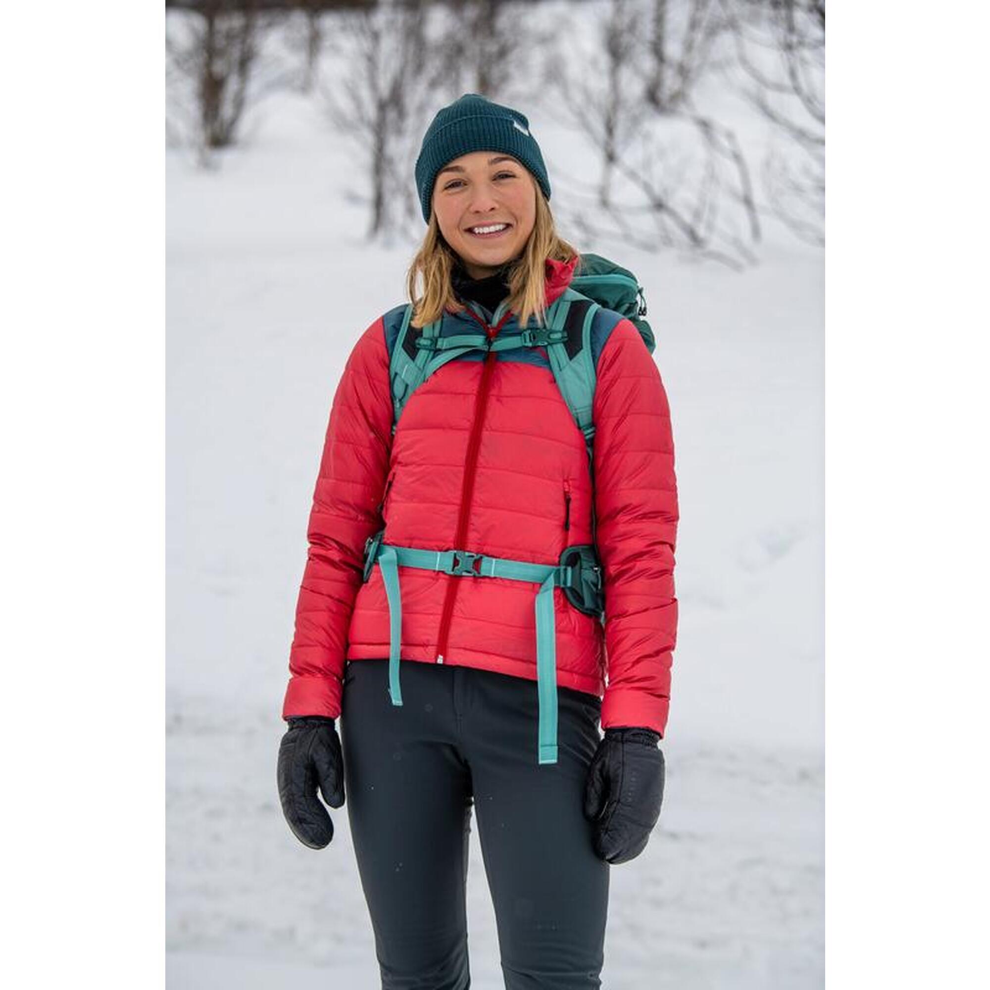 Bergans of Norway Røros Box Down Light - Veste - Femmes - Rouge/Bleu Orion