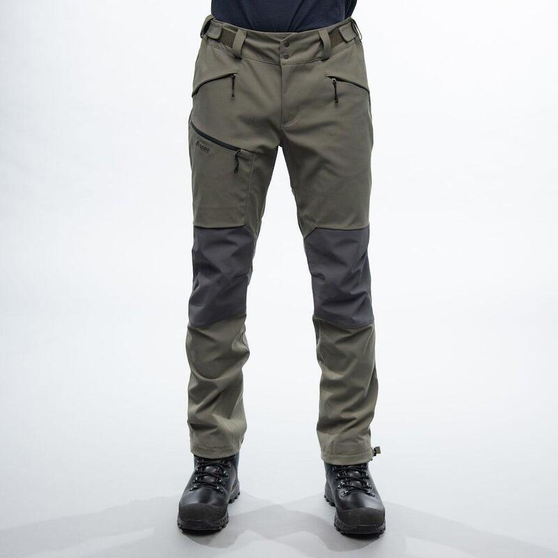 Bergans of Norway Fjorda Trekking Hybrid Pants - Green Mud/Solid Dark Grey