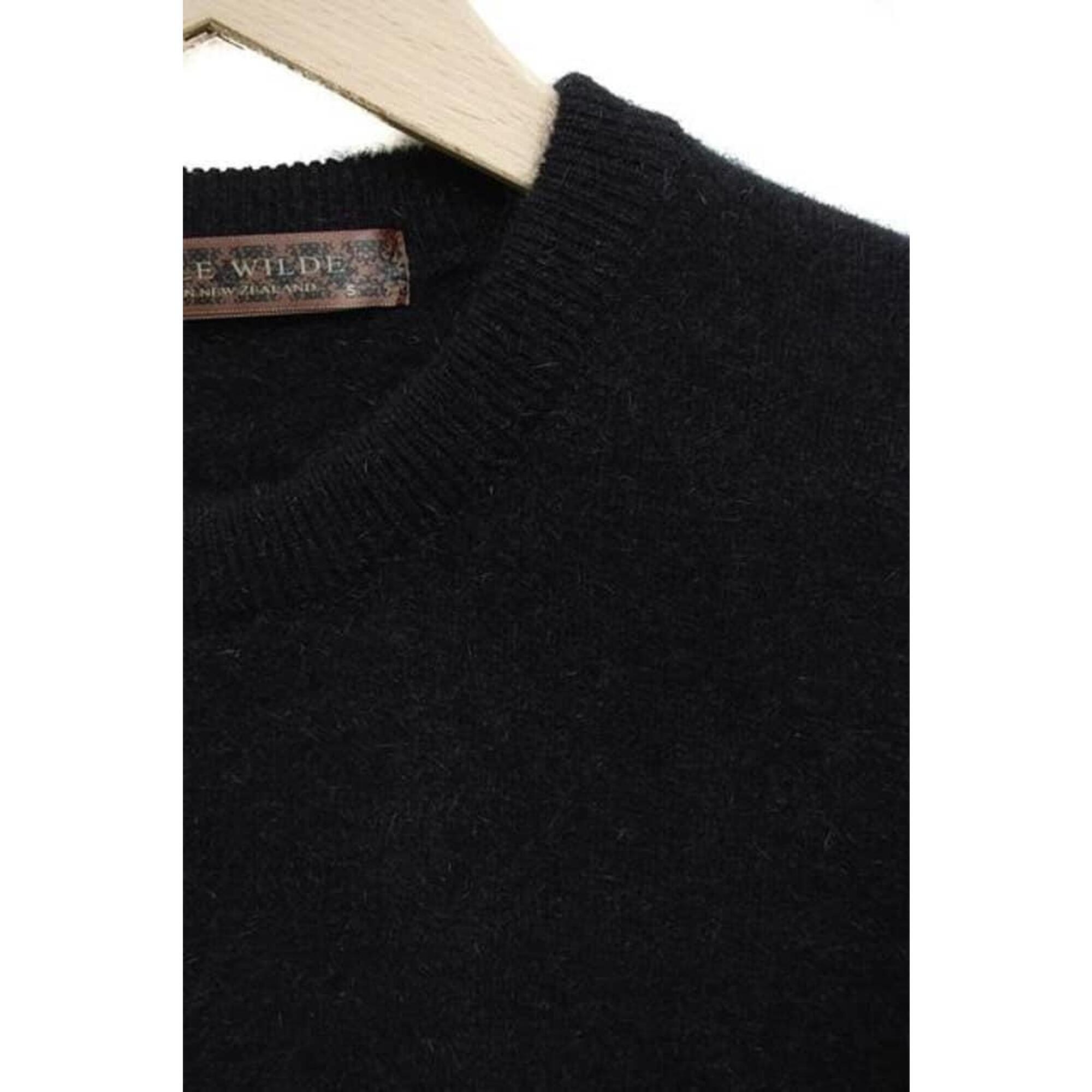 Weft Possum Merino Cambridge Crewneck - Wollen Trui - Charcoal