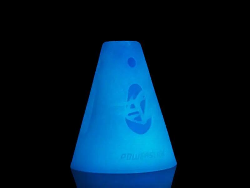Pachołki / kubki treningowe POWERSLIDE CONES (10 SZT.) + 5 GREEN LED ŚWIECĄCE 2/3