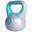 Kettlebell Trendy - Kunststof - 5 kg - Grijs - Blauw