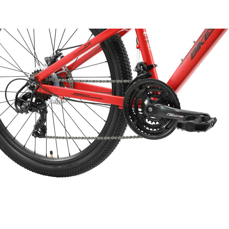 Bikestar Hardtail MTB Alu Sport S 26 Inch 21 Speed rood