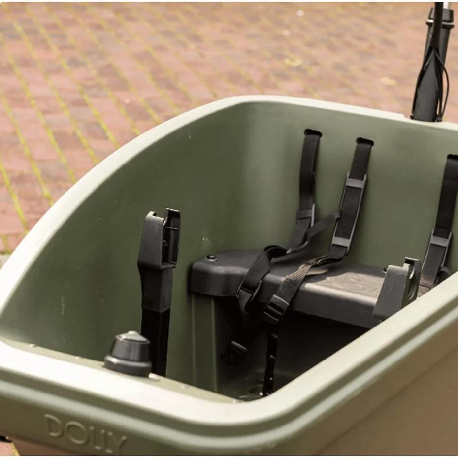 STECO Mini avec adaptateur Maxi‑Cosi pour vélo cargo noir mat 3/6