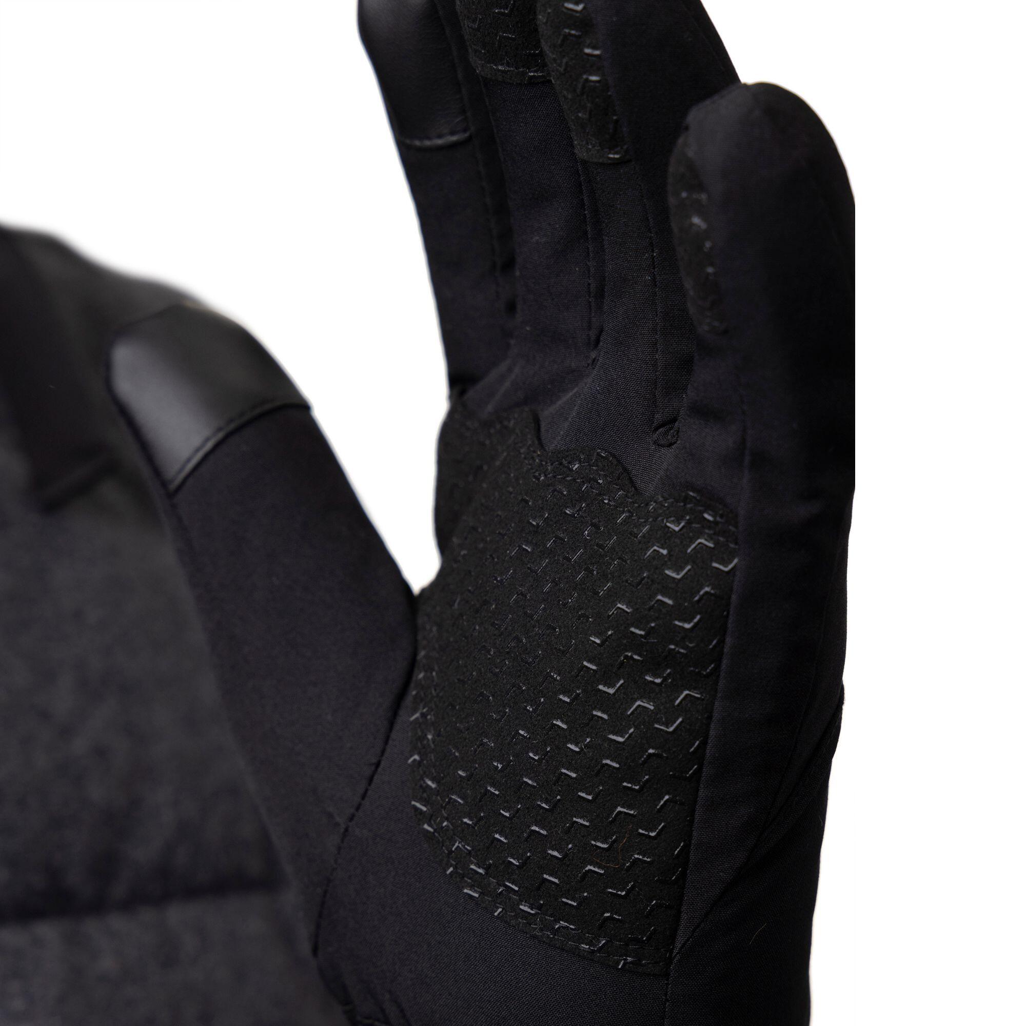 Mens Fleece Insulated Soft Shell Thermal Gloves with Touchscreen Fingertips 5/6