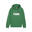 Essentials+ tweekleurige hoodie met groot logo voor jongeren PUMA Archive Green