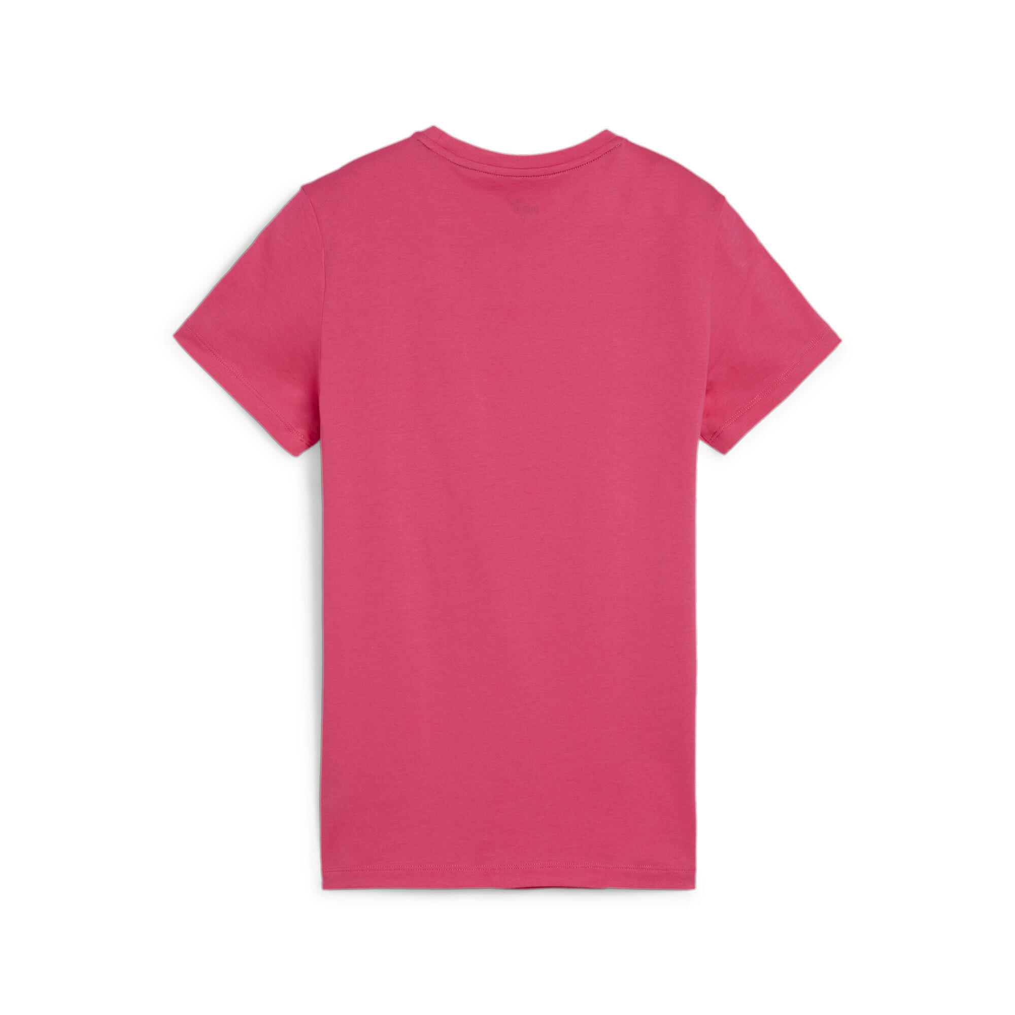 T-shirt Essentials Logo Femme PUMA Garnet Rose Pink 2/3