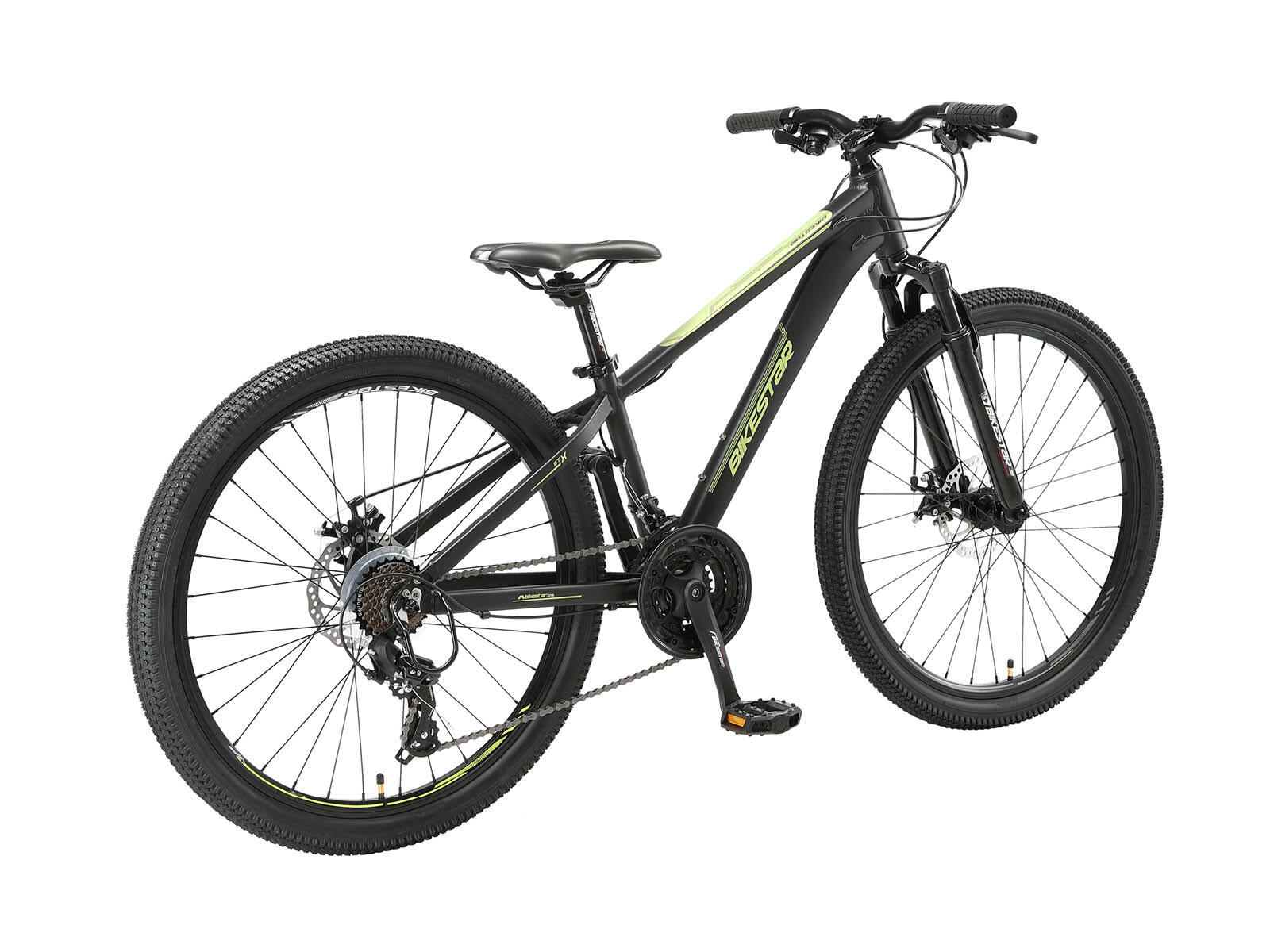 MTB fiets 26" aluminium, hardtail, 21 versnellingen, schijfremmen 3/6