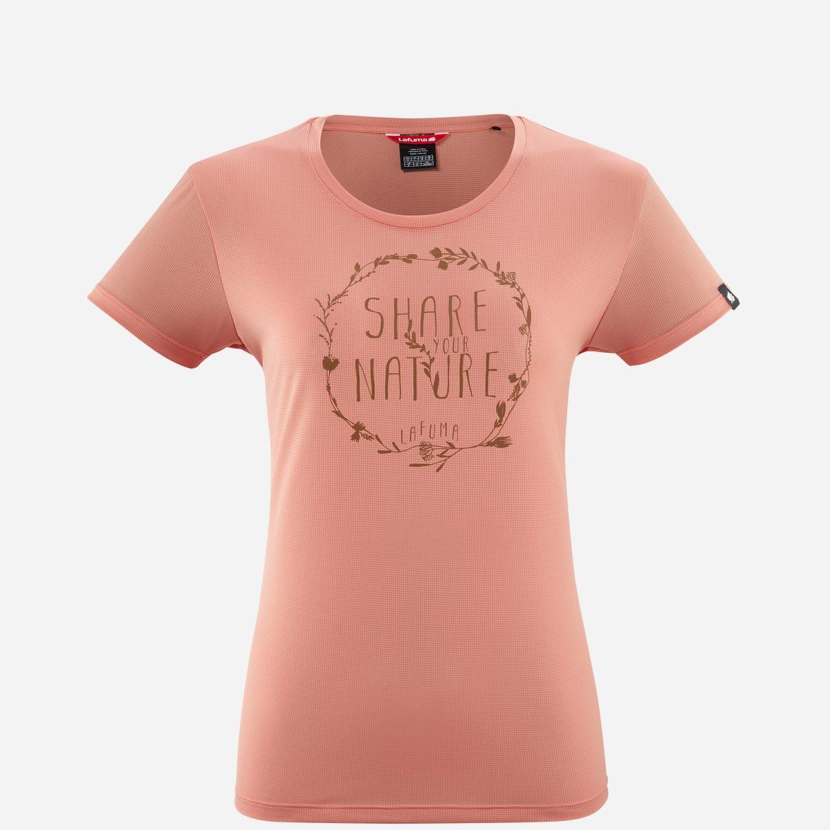 Lafuma - T-shirt Randonnée Femme Corporate Tee - T-shirt Manches Courtes - Rose - 38 S - Decathlon