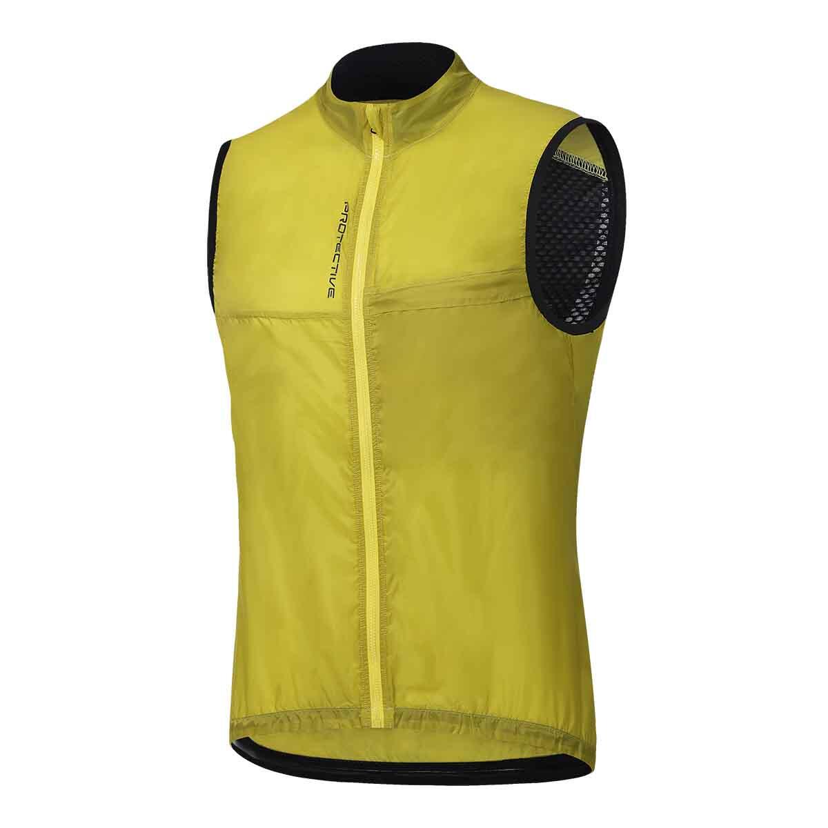 Protective - Gilet Coupe-vent - Vélo - Hommes - P-vento - Jaune - Coupe Vent - Jaune - Decathlon