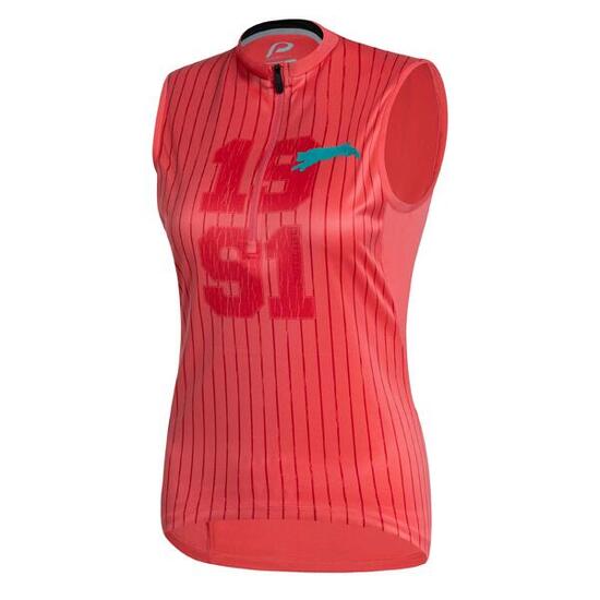 Ärmelloses Maglia - Ciclismo - Donna - P-Blue Sun - grigio scuro