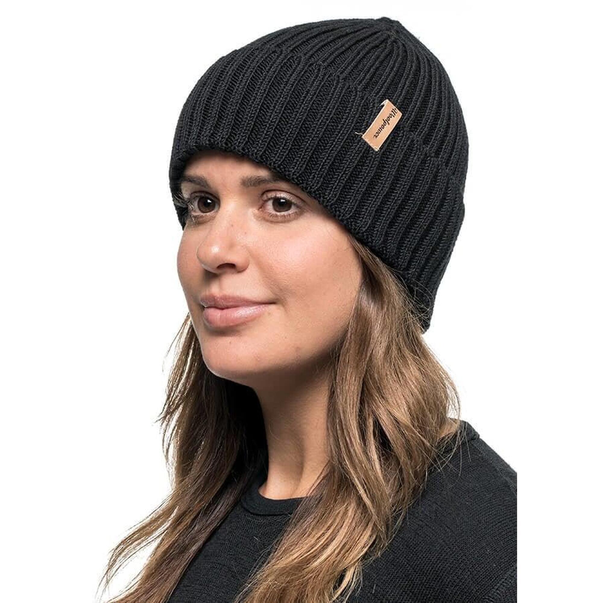 Woolpower Beanie Rib - Zwart Warme Muts