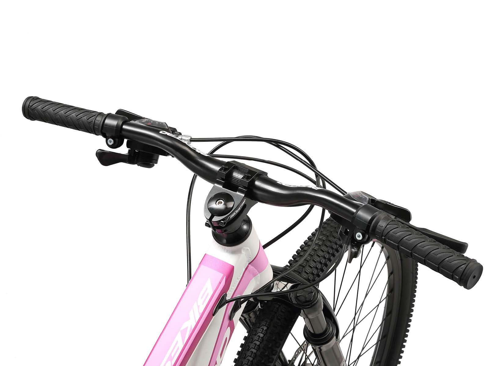 Bikestar Hardtail MTB, Sport, 26 Zoll, 21 Gang, weiß/pink 4/6