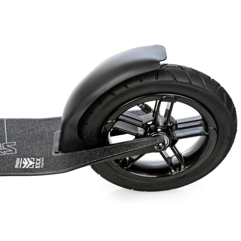 Scooter plegable grande hinchable Snug 200mm ruedas Negro