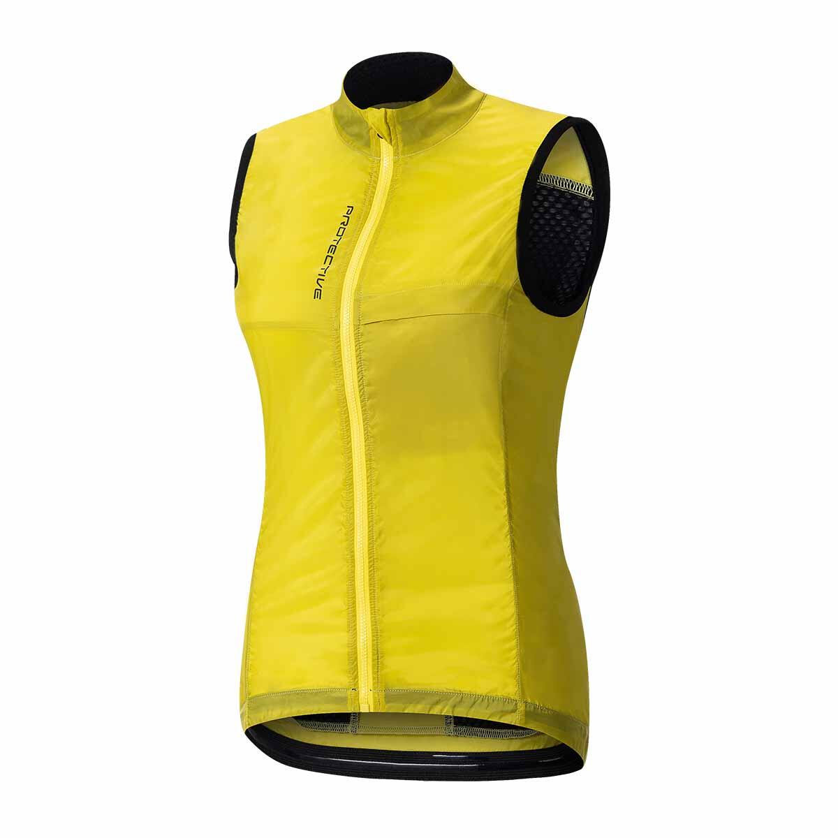 Protective - Gilet Coupe-vent - Vélo - Femme - P-vento W - Jaune - Coupe Vent - Jaune - Decathlon