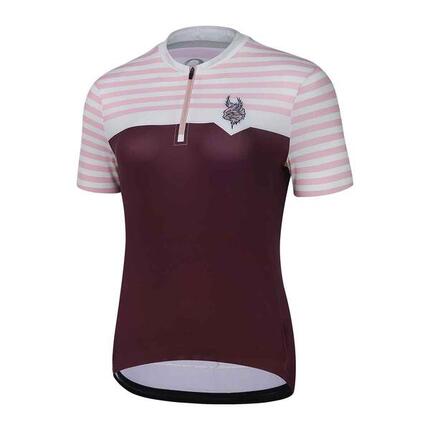 Maillot - Vélo - Femme - P-Preppy - bordeaux