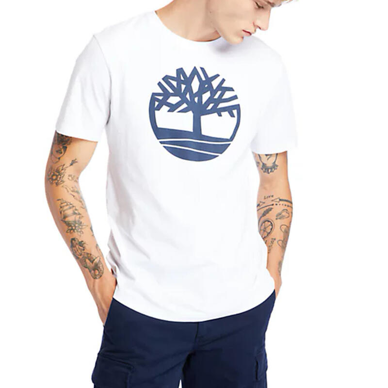 T-shirt Kennebec River Tree Wit - A2C2R100