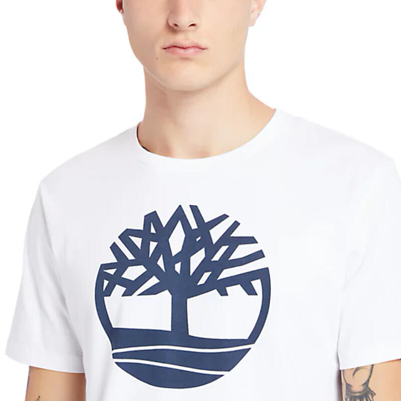 T-shirt Kennebec River Tree Wit - A2C2R100
