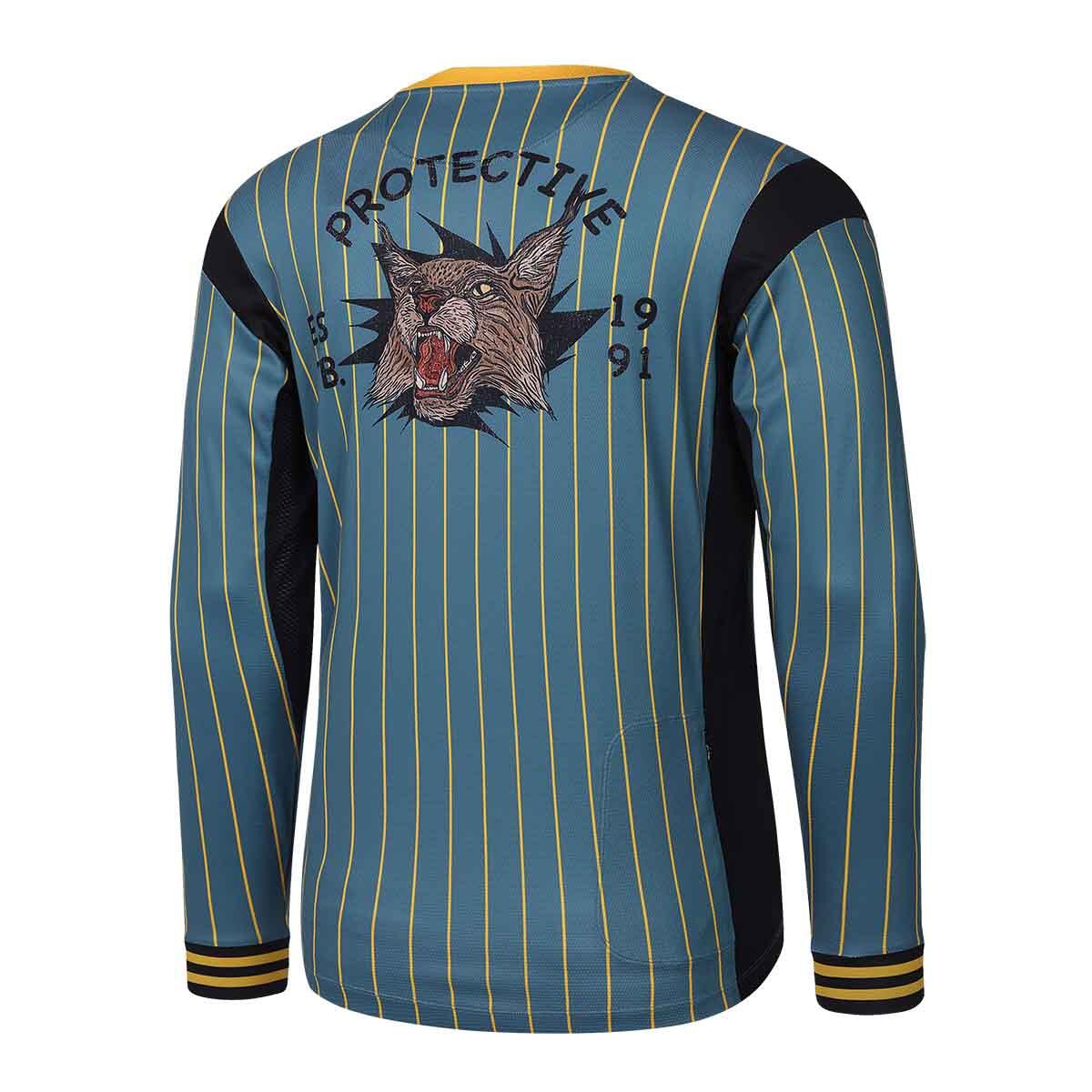 Camiseta manga larga - Ciclismo - Hombre - P-Varsity - azul oscuro 2/4