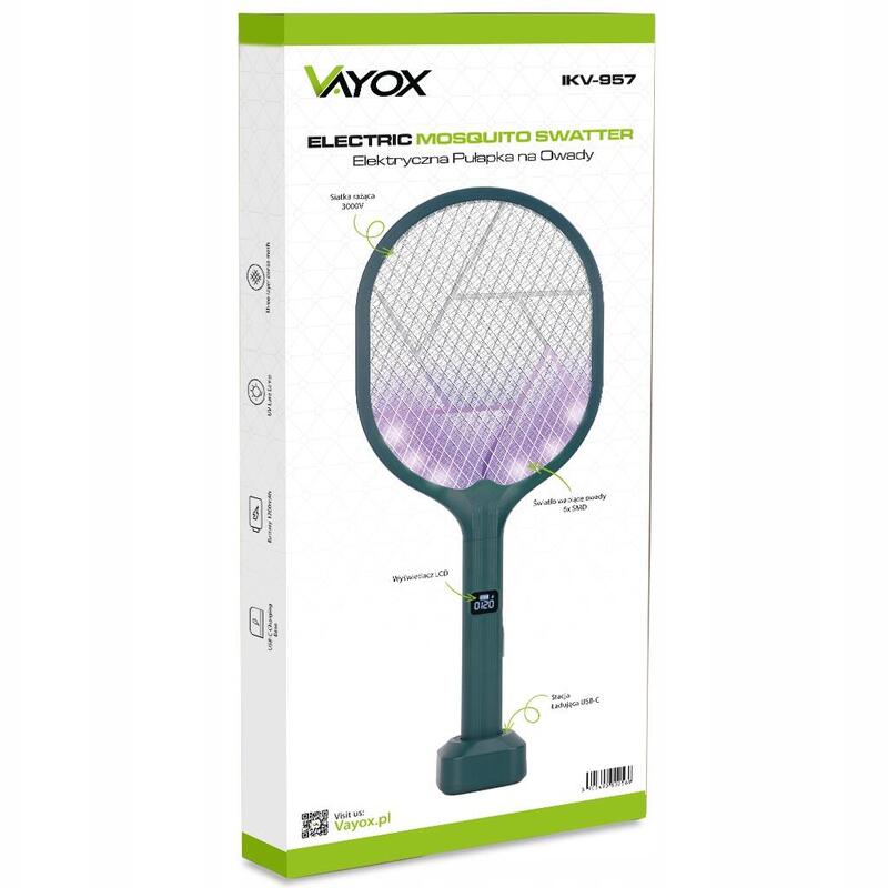 Elektrische insectenlamp VAYOX IKV-957 UV met teller