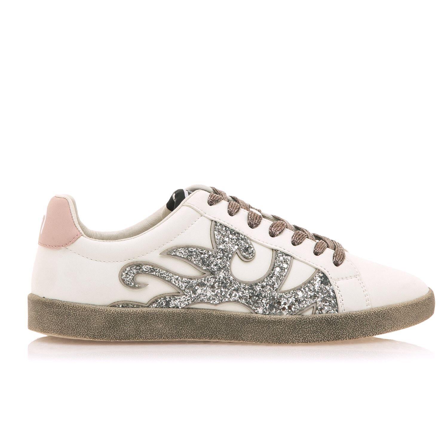 Mtng - Sneakers Femme Mtng Bowie Blanc - Baskets - Blanc|rose - 41 - Decathlon