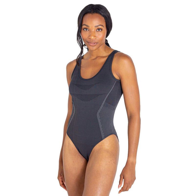 Costume Da Bagno Intero Riciclato Donna Dare 2B Don't Sweat It Nero