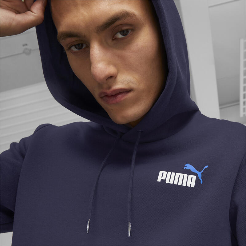 Felpa con cappuccio Essentials+ Two-Colour Small Logo da uomo PUMA