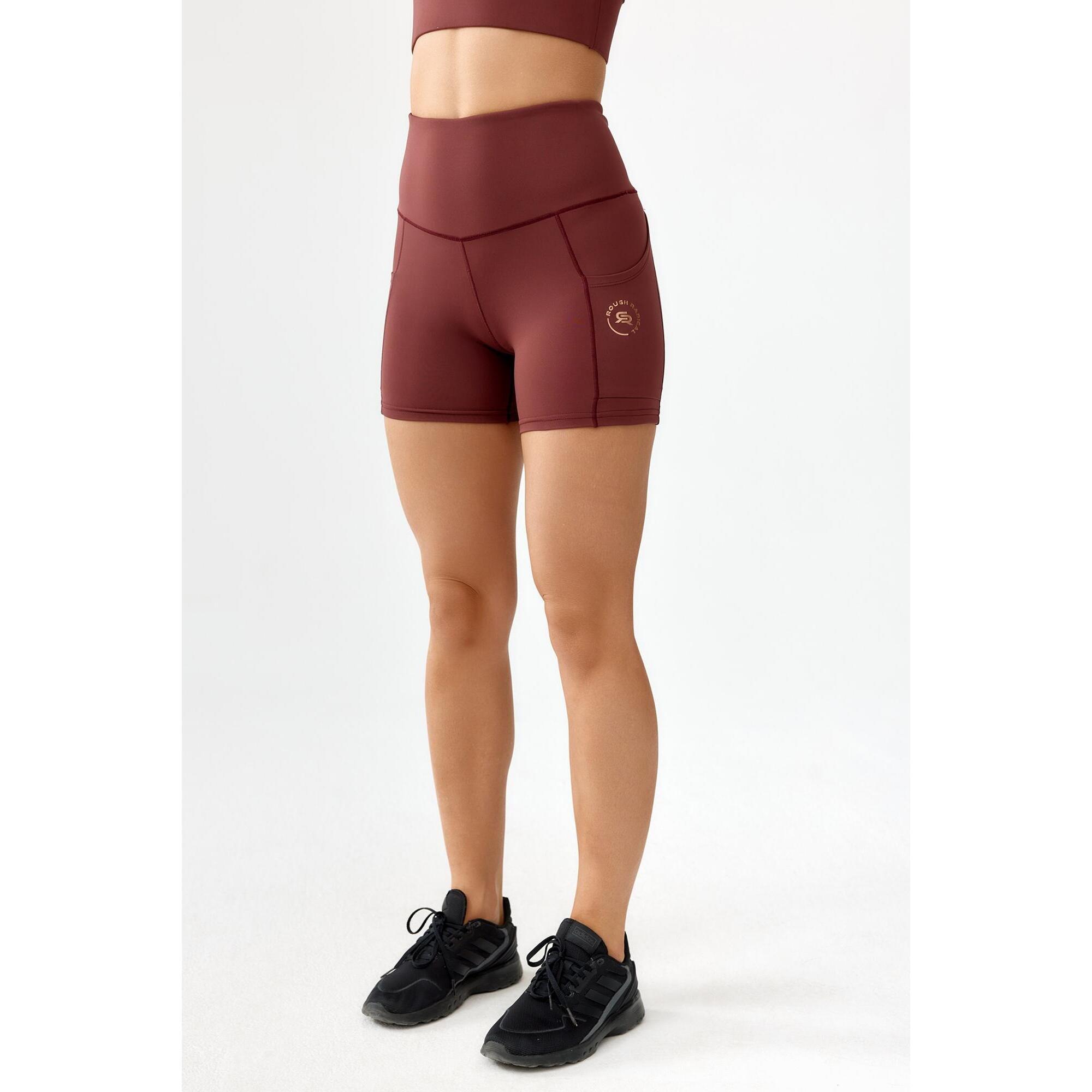 Rough Radical - Short D'Entraînement Rough Radical Hamptons Pour Femmes - Short - Marron|rouge - 38 S - Decathlon