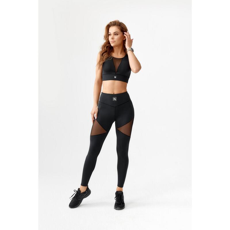 Getry damskie legginsy sportowe szybkoschnące fitness Rough Radical Kendi Long