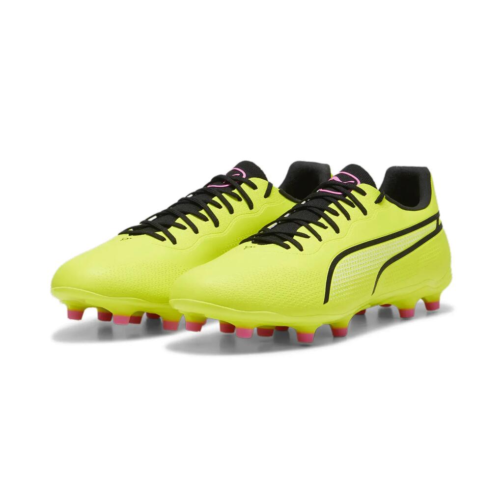Football boots Puma King Pro FG AG, Green, Men