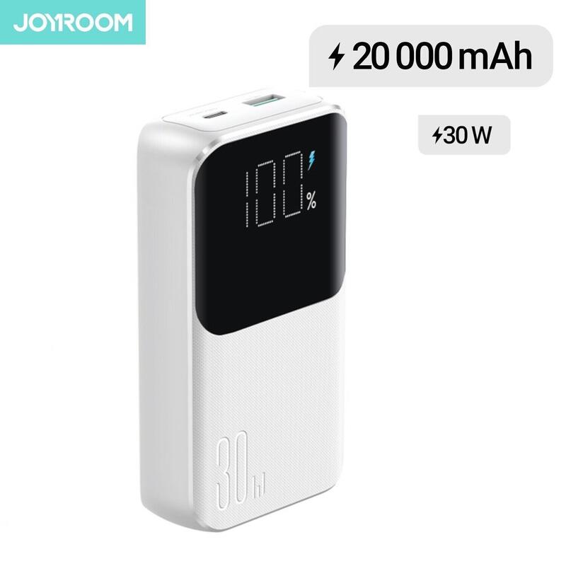Powerbank Joyroom 20000mAh 30W z kablami USB-C i Lightning