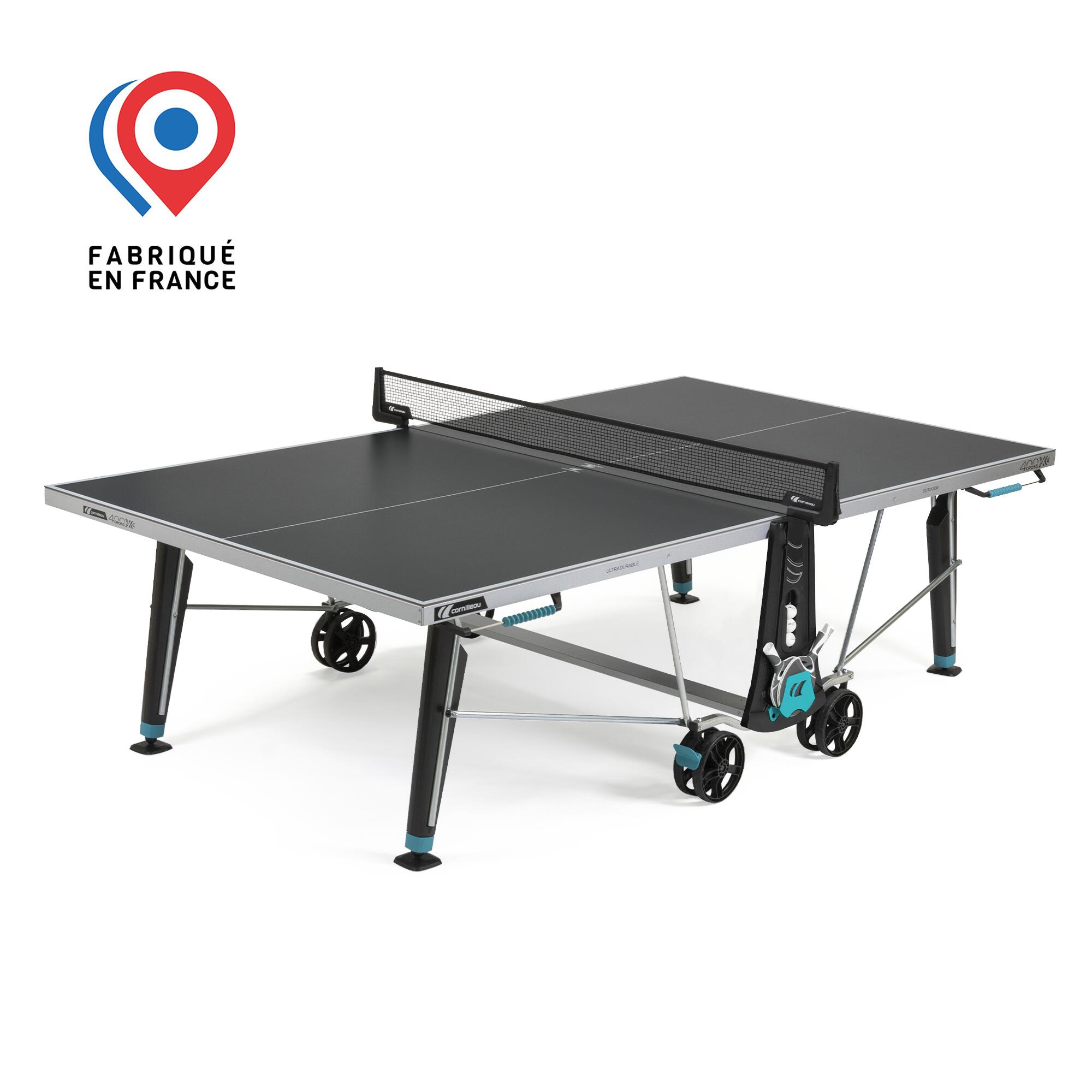 400X Sport Outdoor Table Tennis Table - Blue 1/8