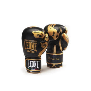 LEONE 1947 GUANTI MUAY THAI NERO