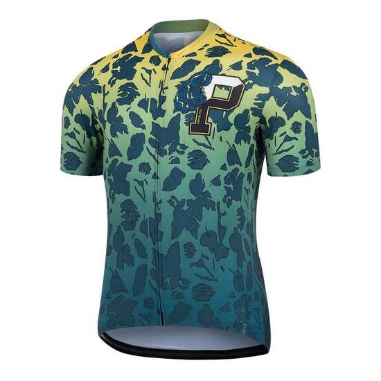 Maillot - Vélo - Homme - P-Leaf - bleu foncé