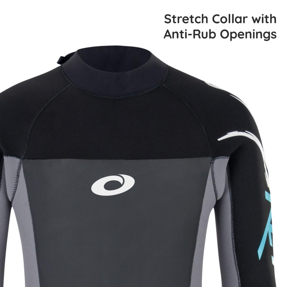 Osprey Kids Origin 5mm Wetsuit | Full Length Winter Wetsuit, Blue 5/6