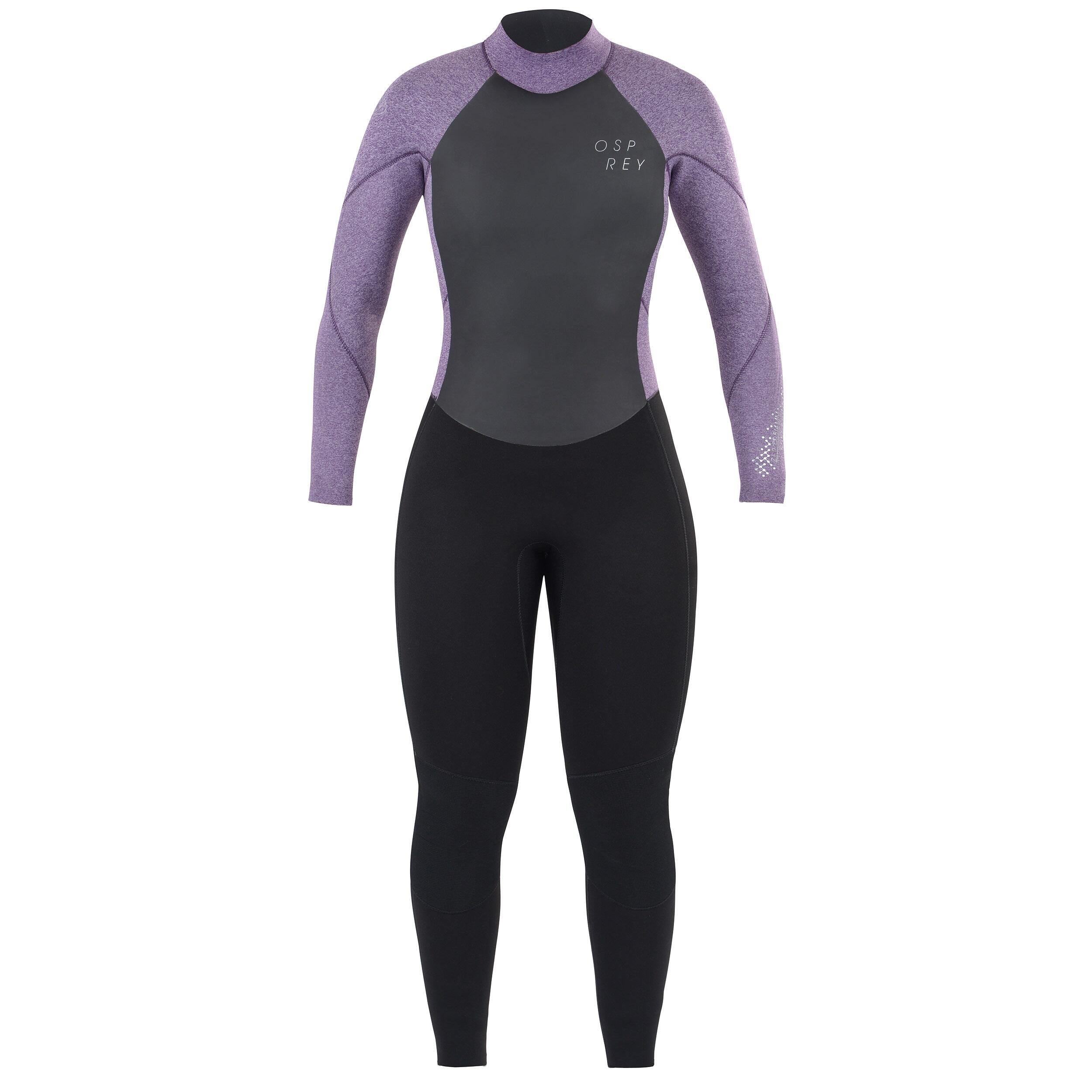 Osprey Womens Zero 5mm Wetsuit | Full Length Neoprene Wetsuit Purple 3/6