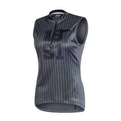 Ärmelloses Maglia - Ciclismo - Donna - P-Blue Sun - grigio scuro