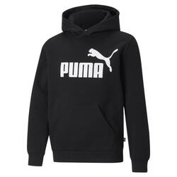 Essentials hoodie met groot logo jongeren PUMA Black