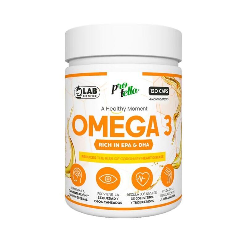 Protella - Omega 3 x 120 caps - Omega 3 en cápsulas