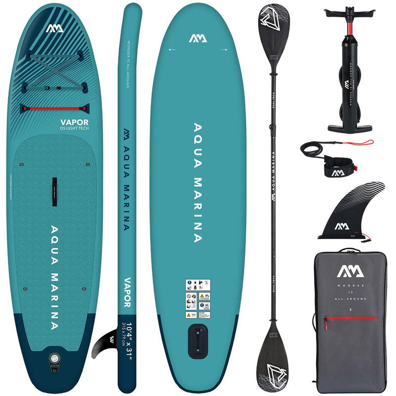 Deska pompowana SUP Aqua Marina Vapor 10'4" BT-23VAP + wiosło 2w1 Dual-Tech