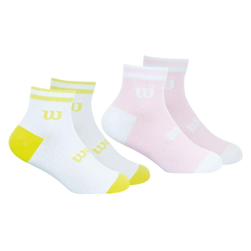 Lot de 2 paires de chaussettes mi-basses fille Essentiel